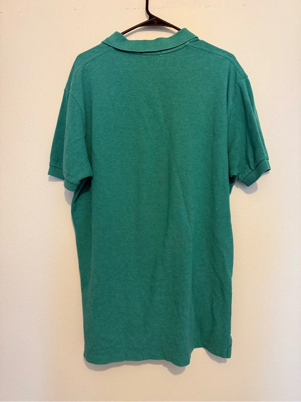 Ralph Lauren Teal Polo Shirt with Purple Pony